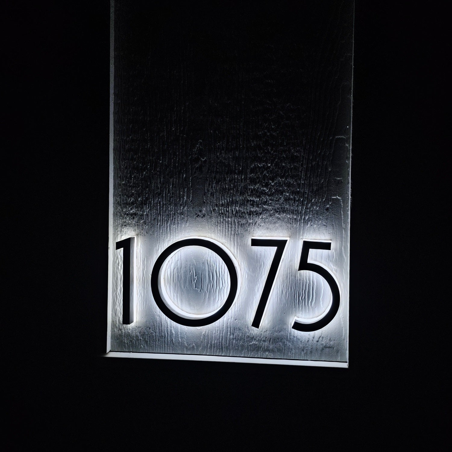 LED Modern Backlit House Address Numbers