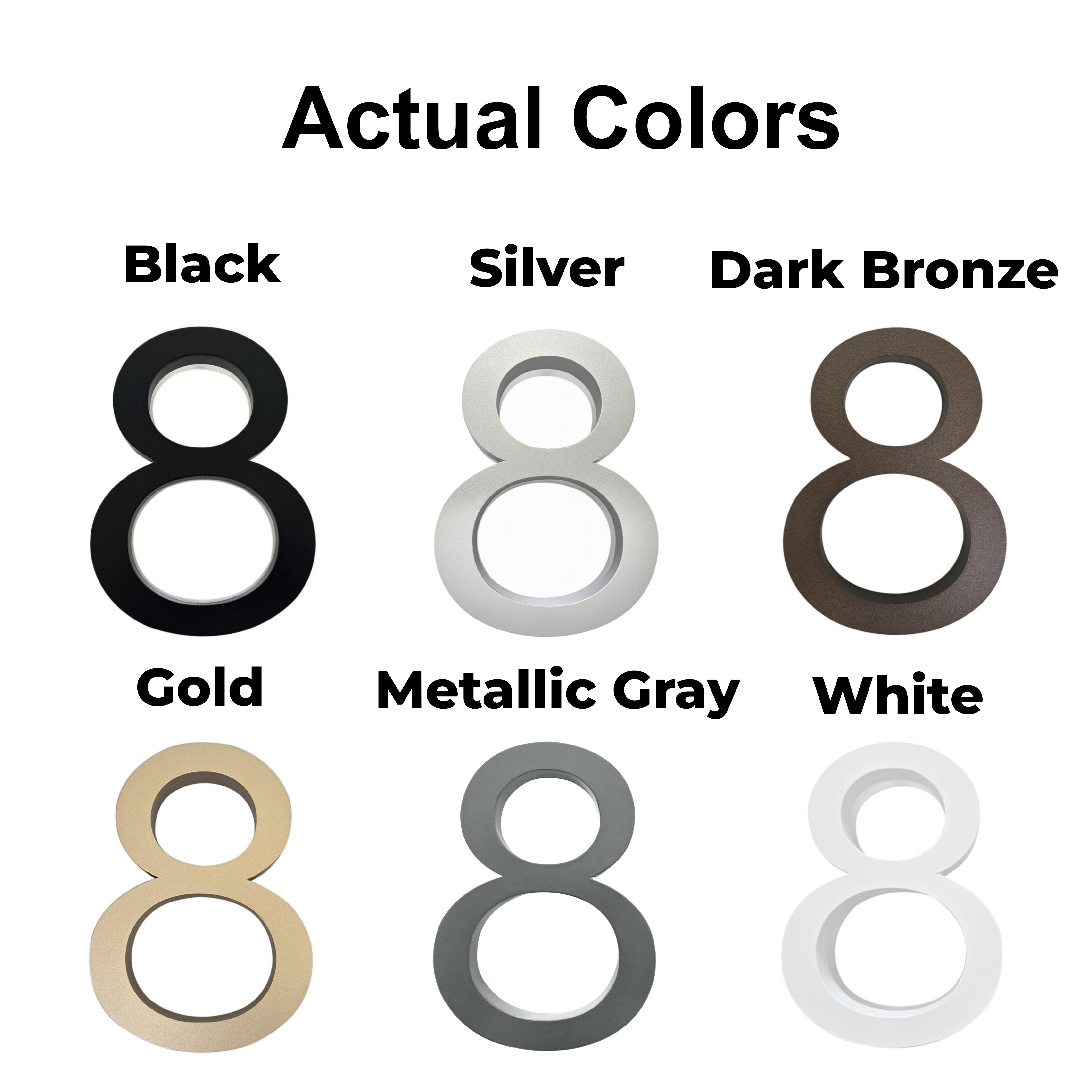 Premium Modern LED Backlit Address Numbers